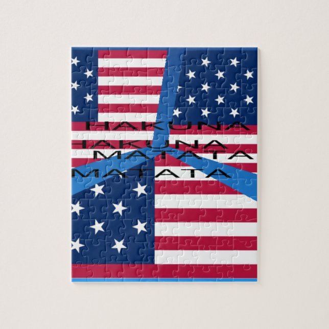 USA HAKUNA  MATATA JIGSAW PUZZLE (Vertical)