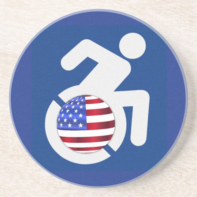 USA Handicapped, Coaster (Front)