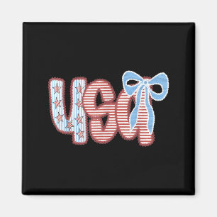 USA Happy 4th of July American 250th Anniversary Magnet