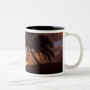 USA, Hawaii, Kauai, Colourful sunrise in a 2 Two-Tone Coffee Mug
