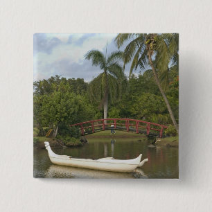 USA, Hawaii, Kauai, Smith Family Luau Garden 15 Cm Square Badge