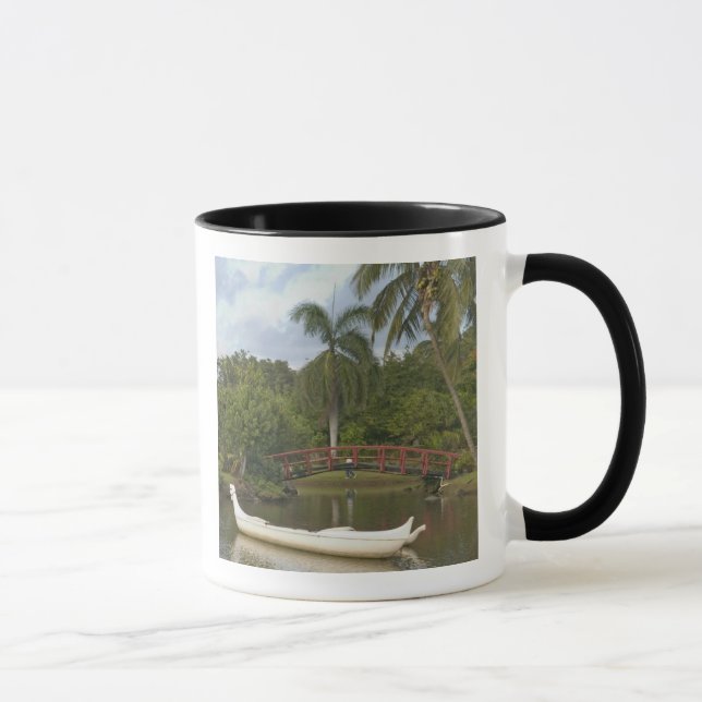 USA, Hawaii, Kauai, Smith Family Luau Garden Mug (Right)