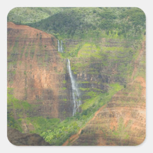 USA, Hawaii, Kauai, Waimea, Waimea Canyon Square Sticker