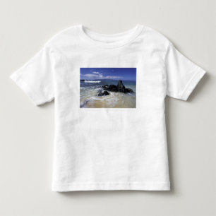 USA, Hawaii, Maui, Maui, Makena Beach, Surf on Toddler T-Shirt