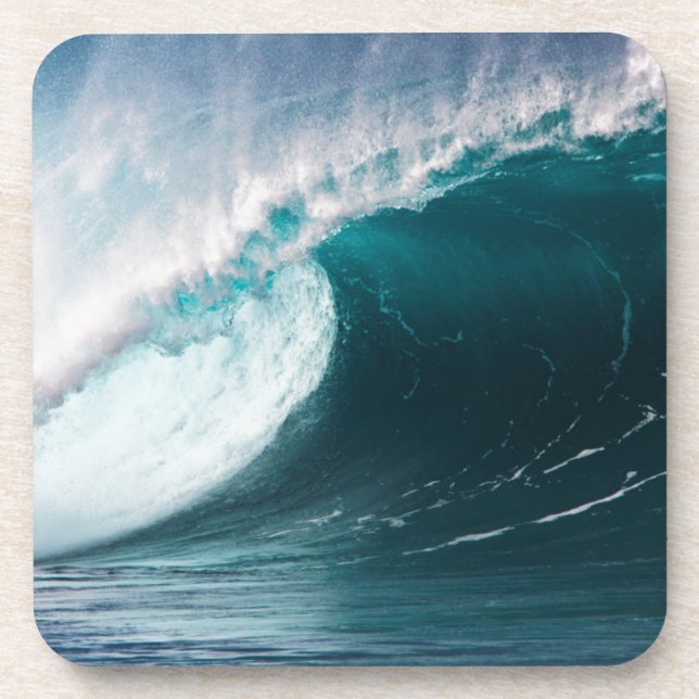 USA, Hawaii, Oahu, Large waves Coaster (Front)