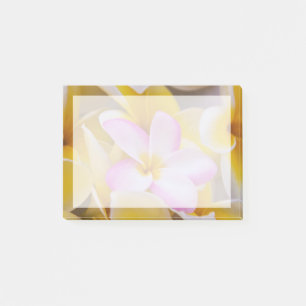 USA, Hawaii, Oahu, Plumeria flowers in bloom 1 Post-it Notes