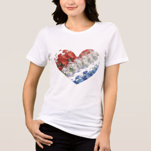 "USA Heart" Tri-Blend Shirt