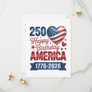 USA Hearts 1776 2026 July 4th Save The Date