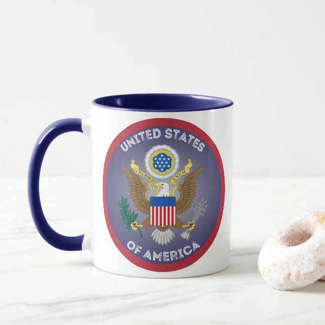 USA Heritage Emblem Mug (With Donut)