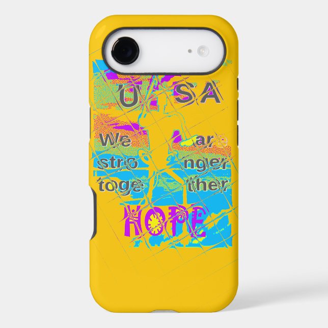 USA Hillary Hope Stronger Together (Back)