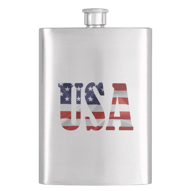 USA HIP FLASK (Front)