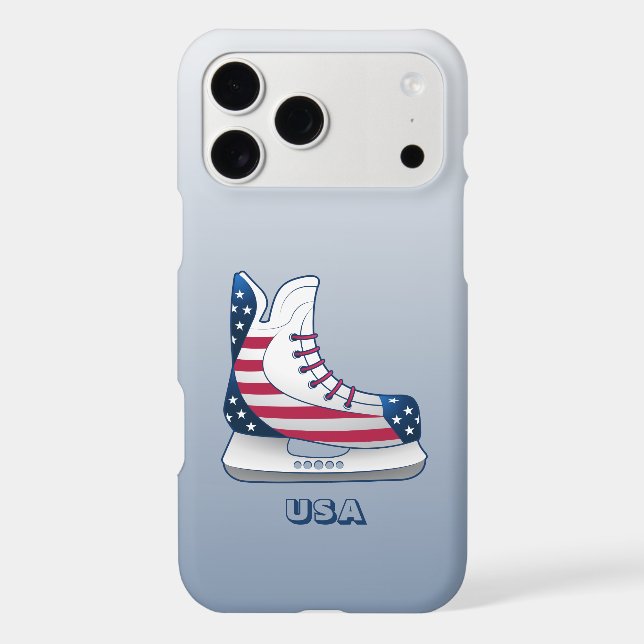 USA Hockey Skate (Back)