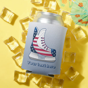 USA Hockey Skates Can Cooler