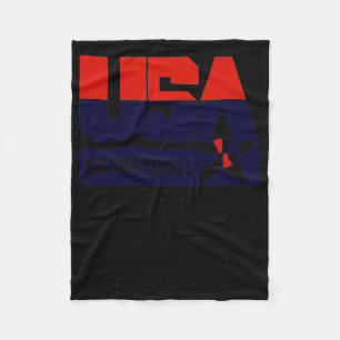 Usa Hoops Fleece Blanket