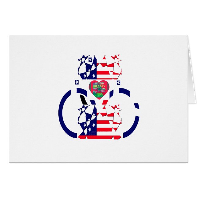 USA Hope Beautiful Amazing National Flag Design Ar (Front Horizontal)