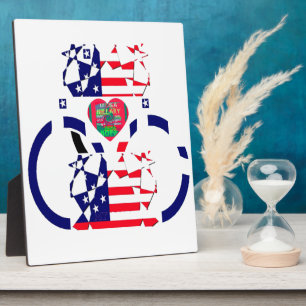 USA Hope Beautiful Amazing National Flag Design Ar Plaque