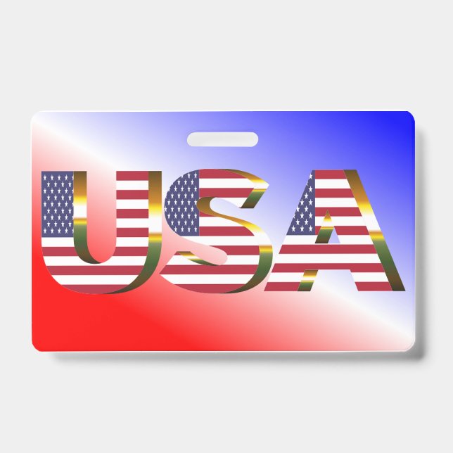 USA ID BADGE (Front)