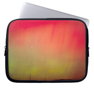 USA, Idaho. Aurora borealis, northern lights at 2 Laptop Sleeve