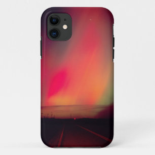 USA, Idaho. Aurora borealis, northern lights at iPhone 11 Case