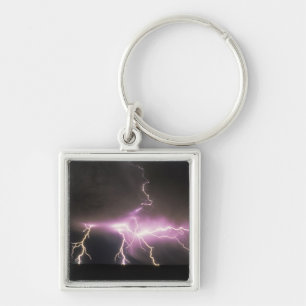 USA, Idaho. Lightning. Key Ring