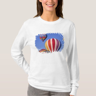 USA, Idaho, Teton Valley. Colourful hot-air T-Shirt