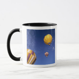 USA, Idaho, Teton Valley. Hot-air balloons Mug