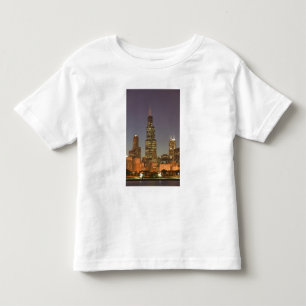 USA, Illinois, Chicago: City Skyline / Evening Toddler T-Shirt