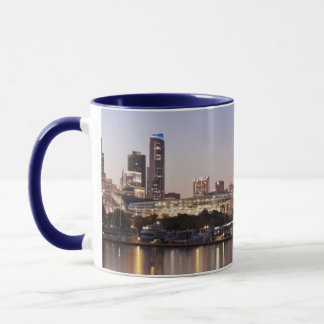 USA, Illinois, Chicago skyline at dusk Mug