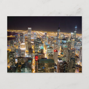 USA - Illinois - Chicago Skyline Postcard