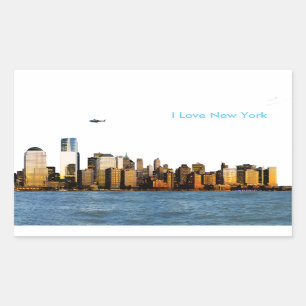 USA image for Rectangle Stickers, Glossy Rectangular Sticker