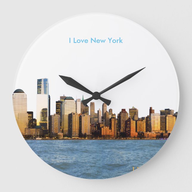 USA image for Round-Large-Wall-Clock Large Clock (Front)