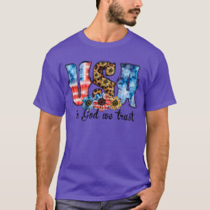 USA IN GOD WE TRUST T-Shirt