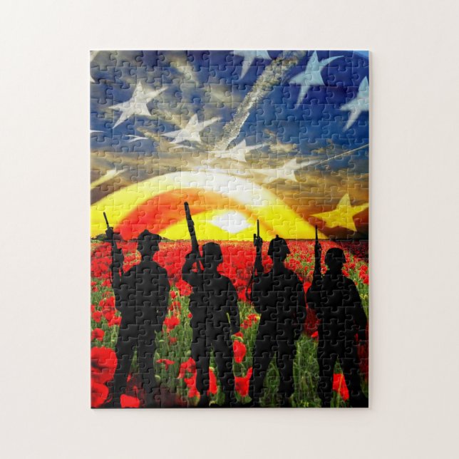 USA In Honour Jigsaw Puzzle (Vertical)