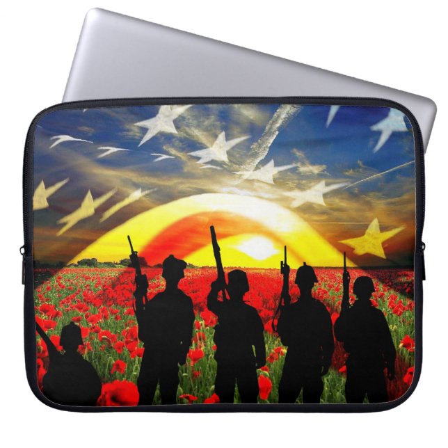 USA In Honour Laptop Sleeve (Front)