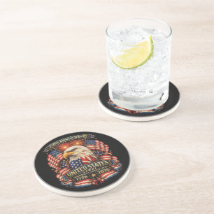 USA Independence 250th Anniversary 1776 2026 Coaster