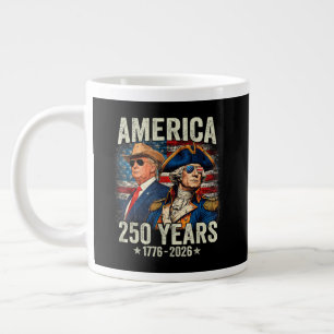 USA Independence 250th Anniversary 1776 2026 Large Coffee Mug