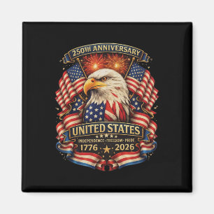Usa Independence 250th Anniversary 1776 2026 Patri Magnet