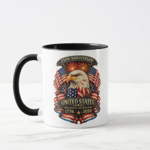 USA Independence 250th Anniversary 1776 2026 Patri Mug