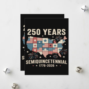 USA Independence 250th Anniversary Holiday Card