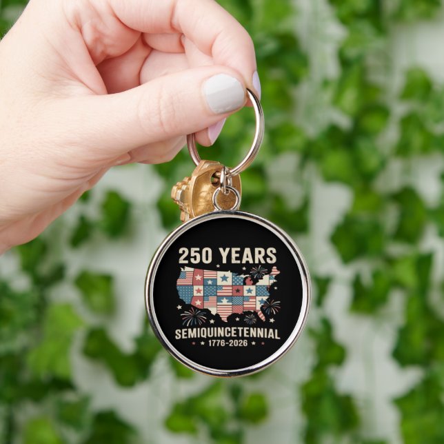USA Independence 250th Anniversary  Key Ring (Hand)