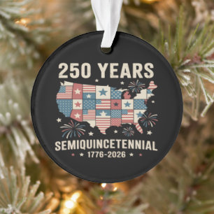 usa independence 250th anniversary ornament