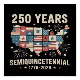 usa independence 250th anniversary poster