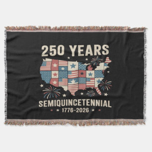 usa independence 250th anniversary throw blanket