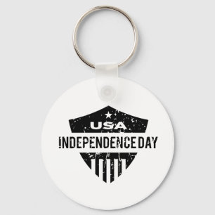 USA Independence Day Key Ring