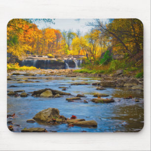 USA, Indiana. Cataract Falls State Recreation Mouse Pad