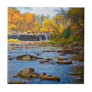 USA, Indiana. Cataract Falls State Recreation Tile