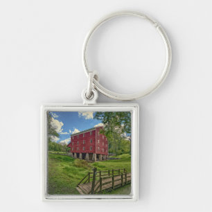 USA, Indiana, Cutler. Adams Mill Key Ring