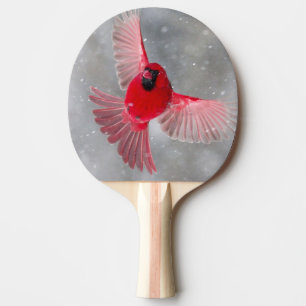 USA, Indiana, Indianapolis. A male cardinal Ping Pong Paddle