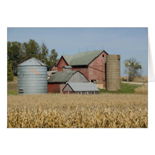 USA, IOWA, Froelich: Old farm