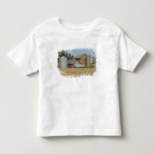 USA, IOWA, Froelich: Old farm Toddler T-Shirt